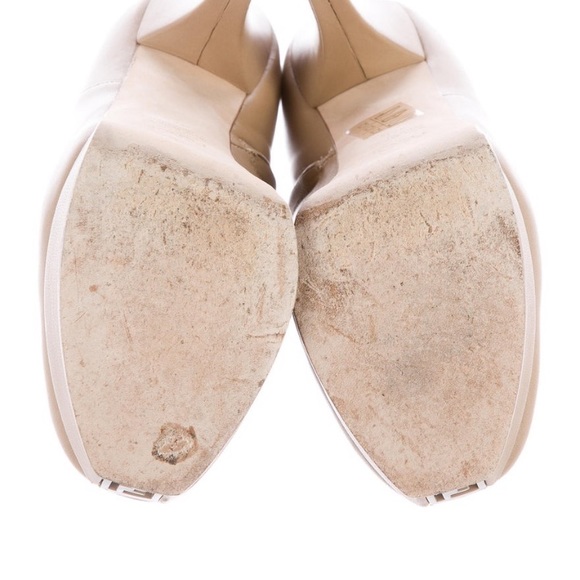 Fendi Leather Nude emblem Booties - Picture 2 of 5